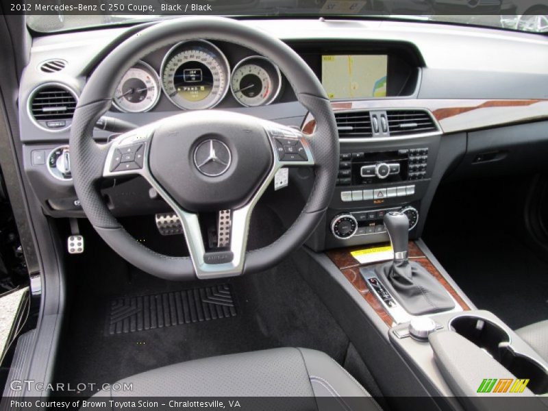 Dashboard of 2012 C 250 Coupe