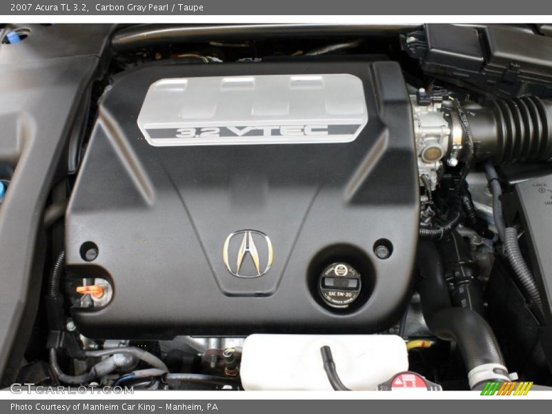 Carbon Gray Pearl / Taupe 2007 Acura TL 3.2