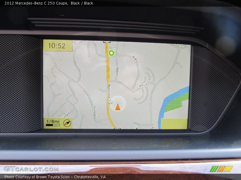 Navigation of 2012 C 250 Coupe