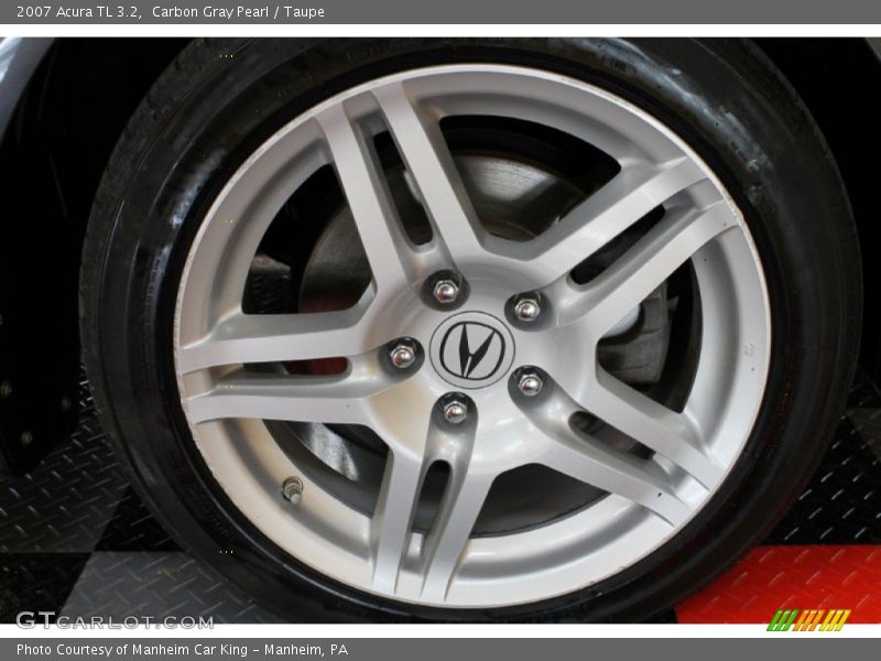 Carbon Gray Pearl / Taupe 2007 Acura TL 3.2