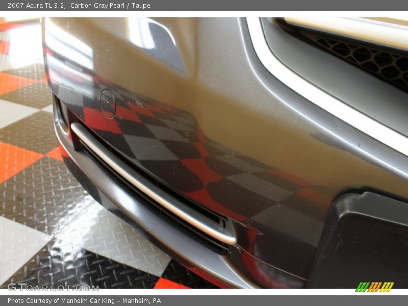 Carbon Gray Pearl / Taupe 2007 Acura TL 3.2