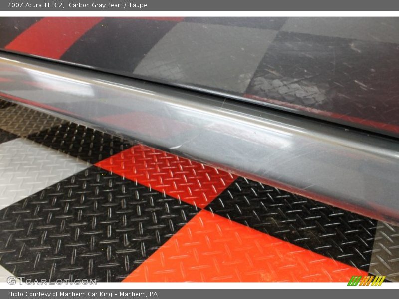 Carbon Gray Pearl / Taupe 2007 Acura TL 3.2