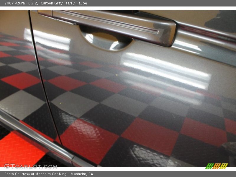 Carbon Gray Pearl / Taupe 2007 Acura TL 3.2