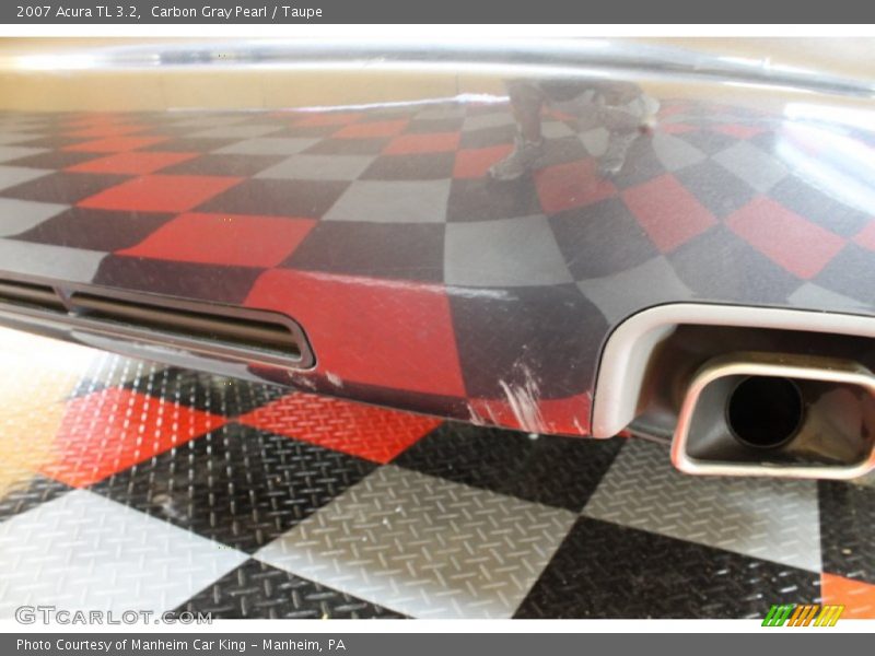 Carbon Gray Pearl / Taupe 2007 Acura TL 3.2