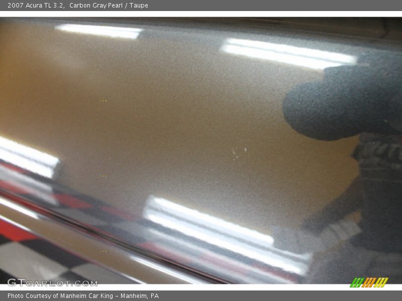 Carbon Gray Pearl / Taupe 2007 Acura TL 3.2