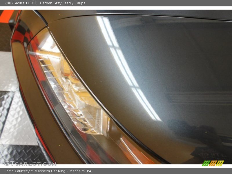 Carbon Gray Pearl / Taupe 2007 Acura TL 3.2