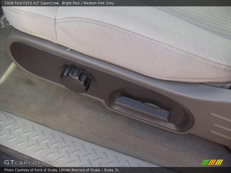 Bright Red / Medium Flint Grey 2008 Ford F150 XLT SuperCrew