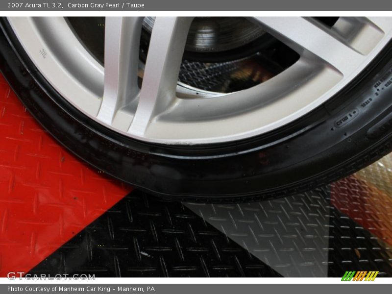 Carbon Gray Pearl / Taupe 2007 Acura TL 3.2
