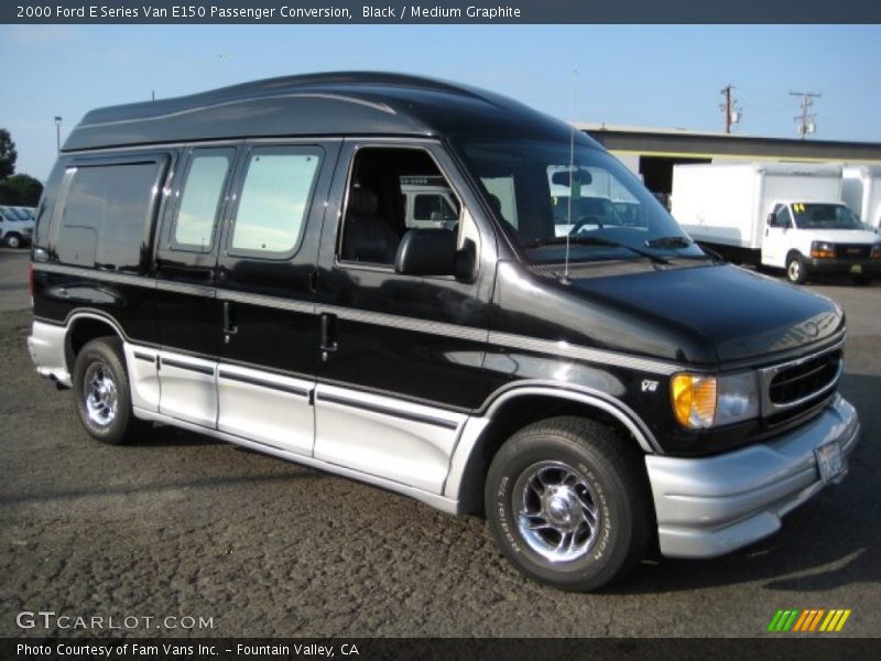 Front 3/4 View of 2000 E Series Van E150 Passenger Conversion