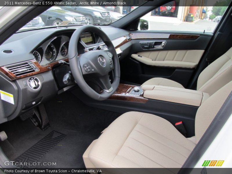  2011 E 550 4Matic Sedan Almond/Black Interior