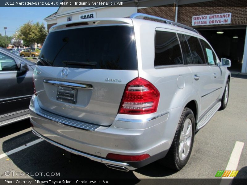 Iridium Silver Metallic / Ash 2012 Mercedes-Benz GL 450 4Matic