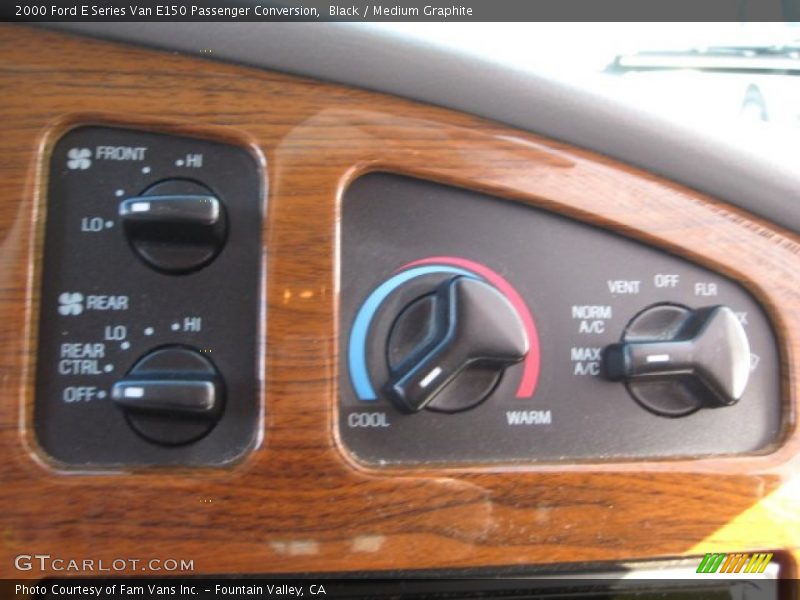 Controls of 2000 E Series Van E150 Passenger Conversion