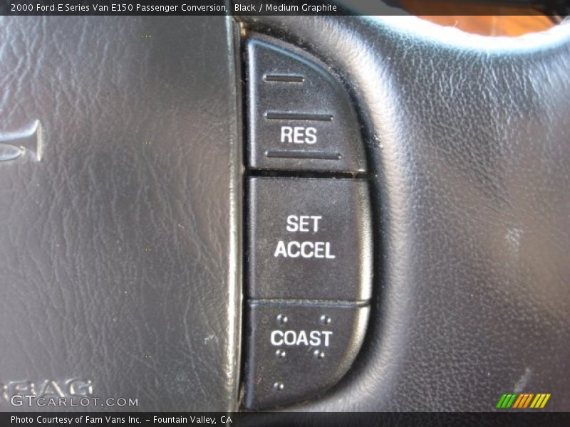 Black / Medium Graphite 2000 Ford E Series Van E150 Passenger Conversion