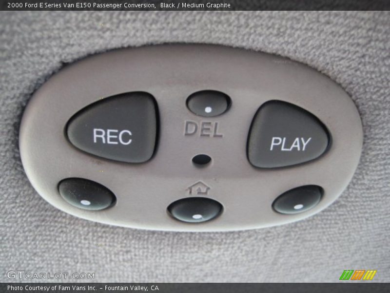 Controls of 2000 E Series Van E150 Passenger Conversion