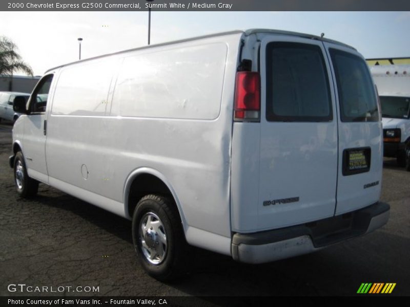 Summit White / Medium Gray 2000 Chevrolet Express G2500 Commercial