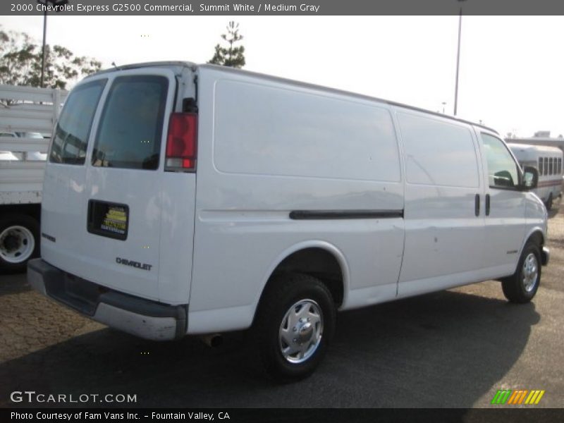 Summit White / Medium Gray 2000 Chevrolet Express G2500 Commercial