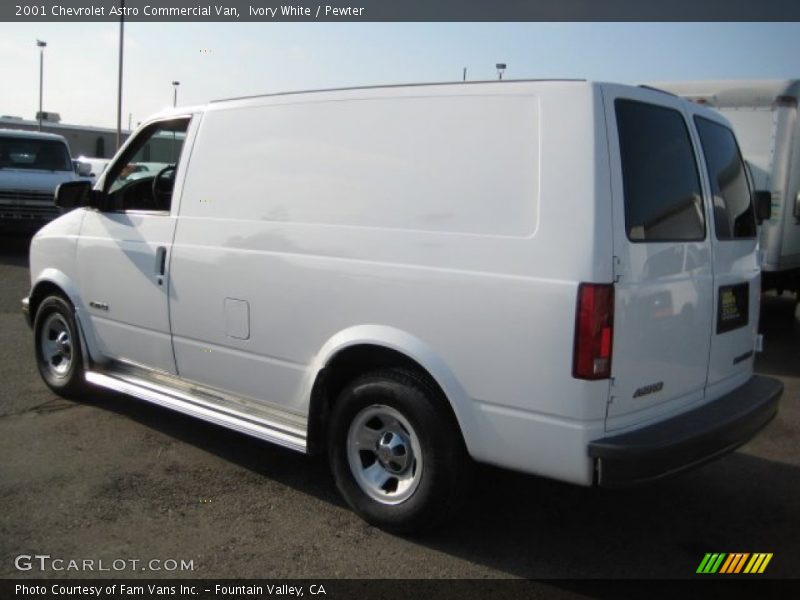 Ivory White / Pewter 2001 Chevrolet Astro Commercial Van