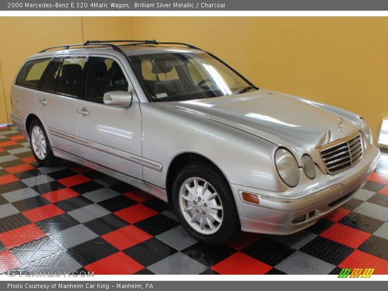 Brilliant Silver Metallic / Charcoal 2000 Mercedes-Benz E 320 4Matic Wagon
