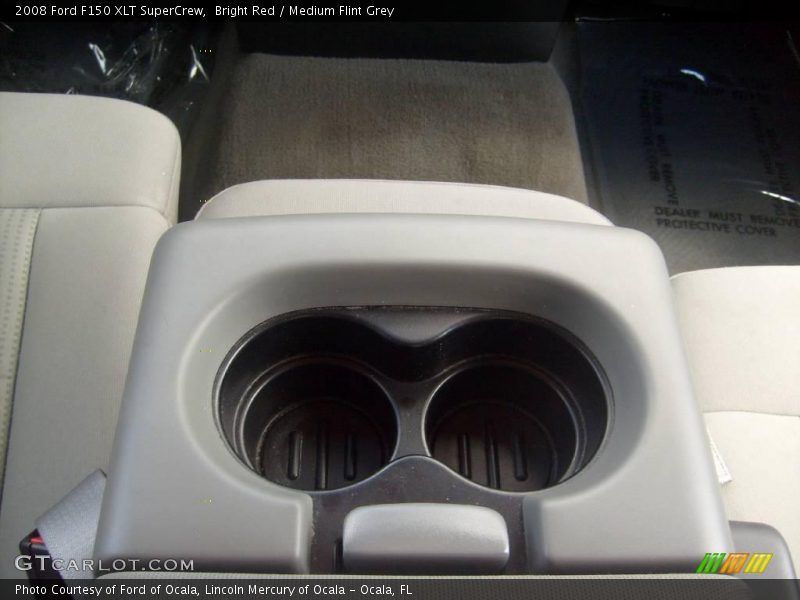 Bright Red / Medium Flint Grey 2008 Ford F150 XLT SuperCrew