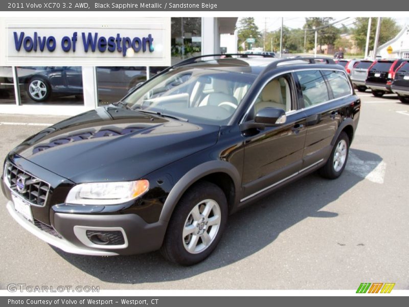 Black Sapphire Metallic / Sandstone Beige 2011 Volvo XC70 3.2 AWD