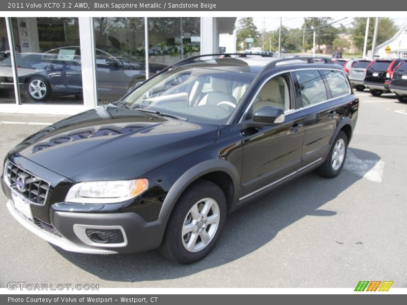 Black Sapphire Metallic / Sandstone Beige 2011 Volvo XC70 3.2 AWD
