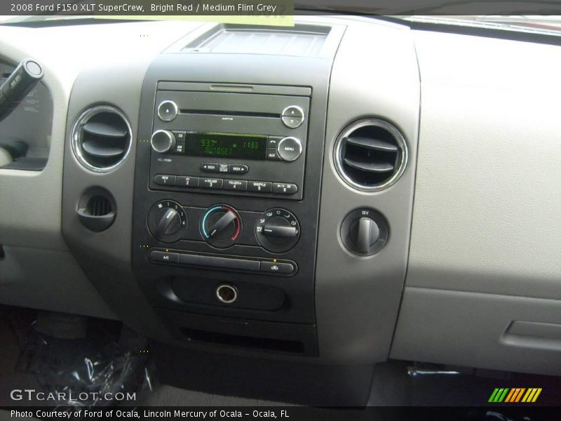 Bright Red / Medium Flint Grey 2008 Ford F150 XLT SuperCrew