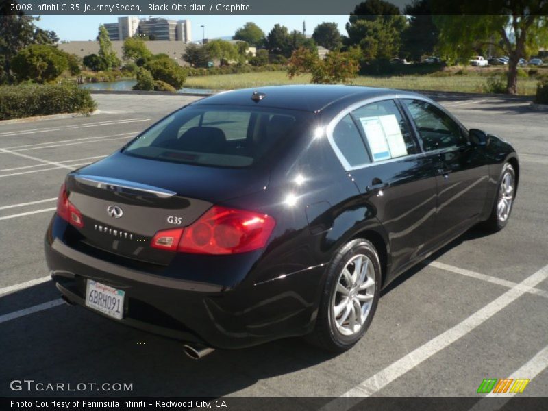 Black Obsidian / Graphite 2008 Infiniti G 35 Journey Sedan