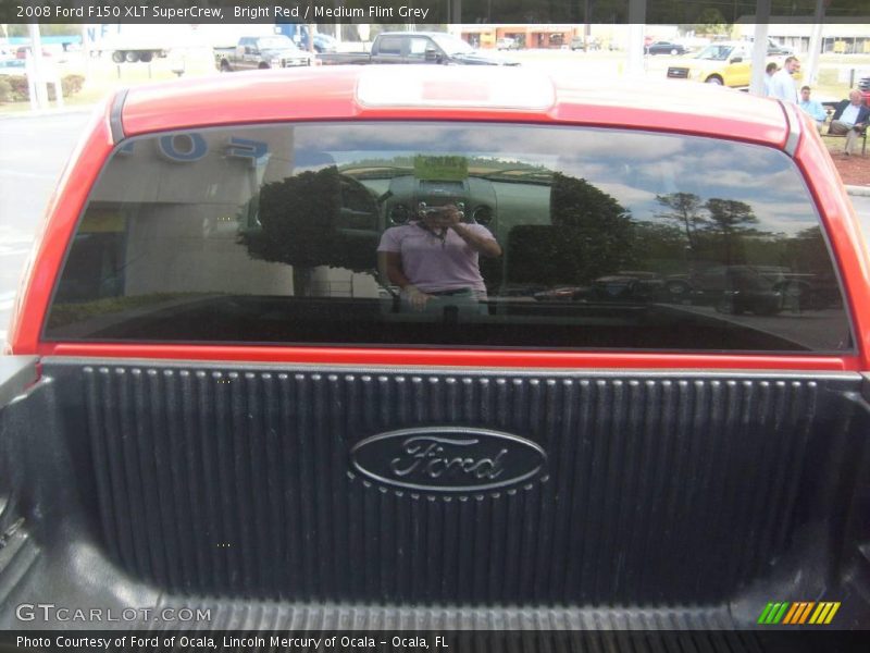 Bright Red / Medium Flint Grey 2008 Ford F150 XLT SuperCrew