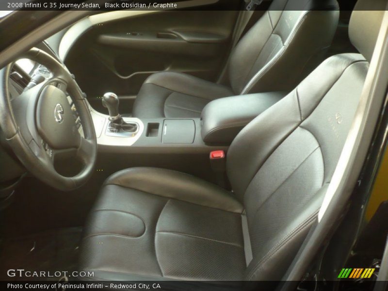 Black Obsidian / Graphite 2008 Infiniti G 35 Journey Sedan
