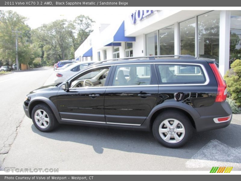 Black Sapphire Metallic / Sandstone Beige 2011 Volvo XC70 3.2 AWD