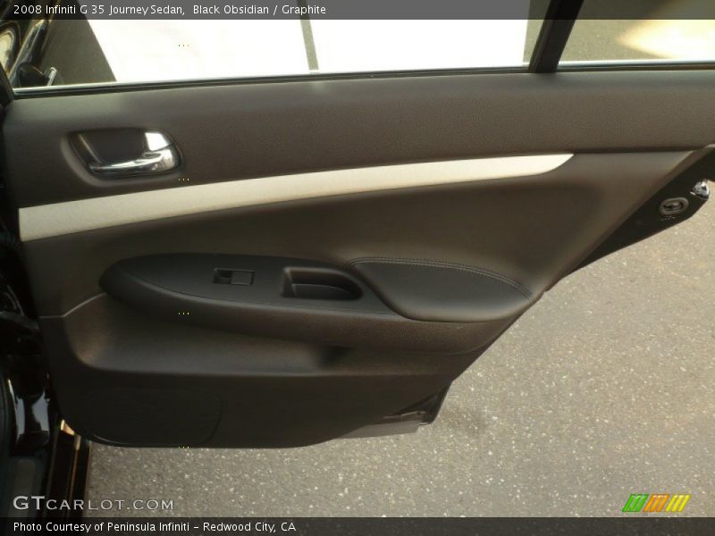 Black Obsidian / Graphite 2008 Infiniti G 35 Journey Sedan