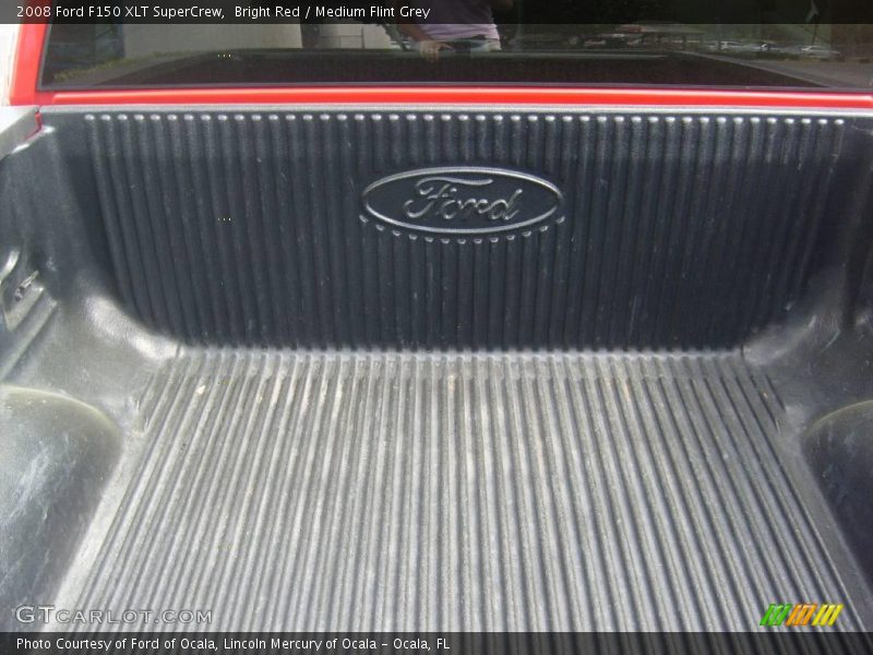 Bright Red / Medium Flint Grey 2008 Ford F150 XLT SuperCrew