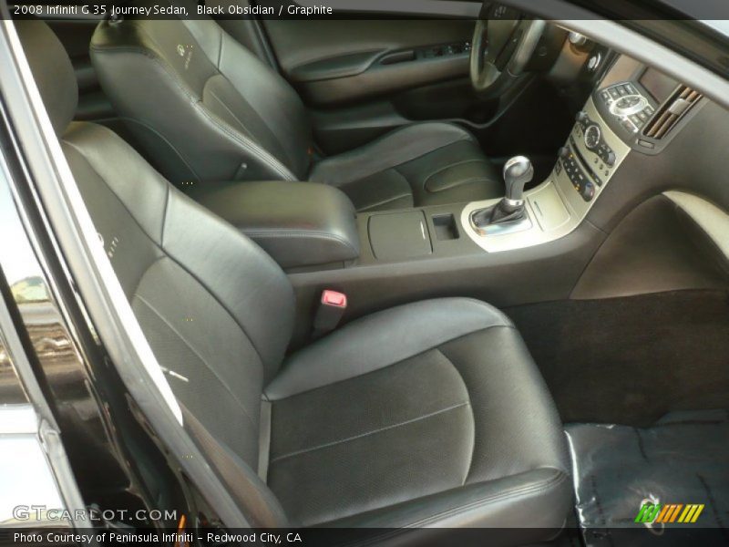 Black Obsidian / Graphite 2008 Infiniti G 35 Journey Sedan