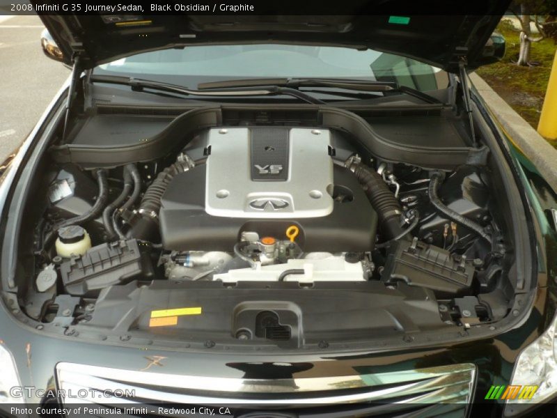 Black Obsidian / Graphite 2008 Infiniti G 35 Journey Sedan