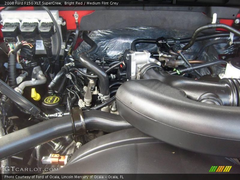 Bright Red / Medium Flint Grey 2008 Ford F150 XLT SuperCrew