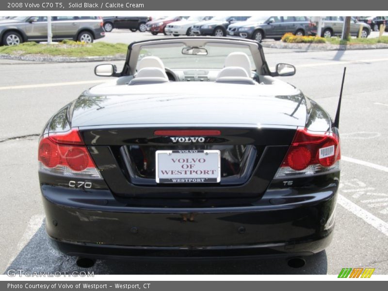 Solid Black / Calcite Cream 2008 Volvo C70 T5