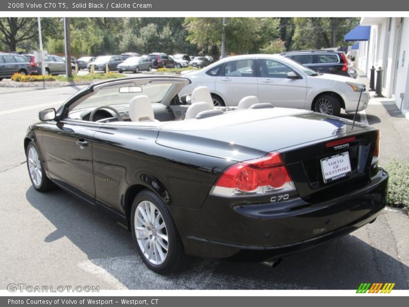 Solid Black / Calcite Cream 2008 Volvo C70 T5