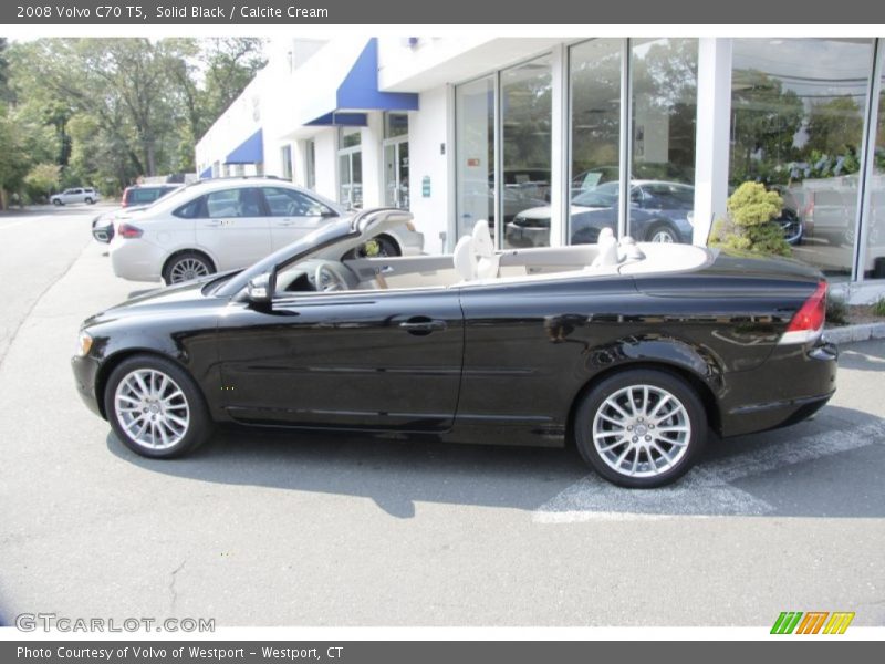 Solid Black / Calcite Cream 2008 Volvo C70 T5