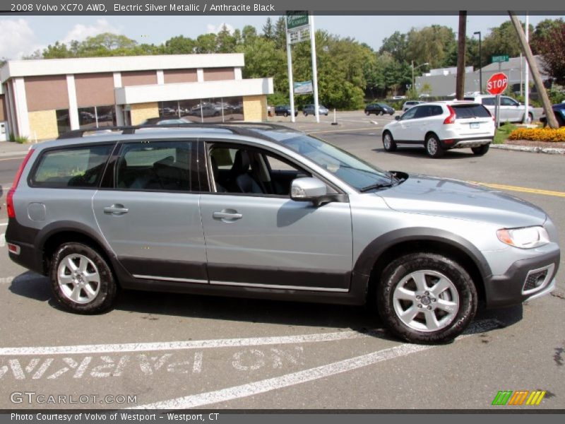 Electric Silver Metallic / Anthracite Black 2008 Volvo XC70 AWD