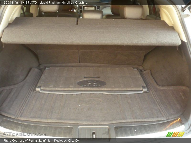 Liquid Platinum Metallic / Graphite 2009 Infiniti FX 35 AWD