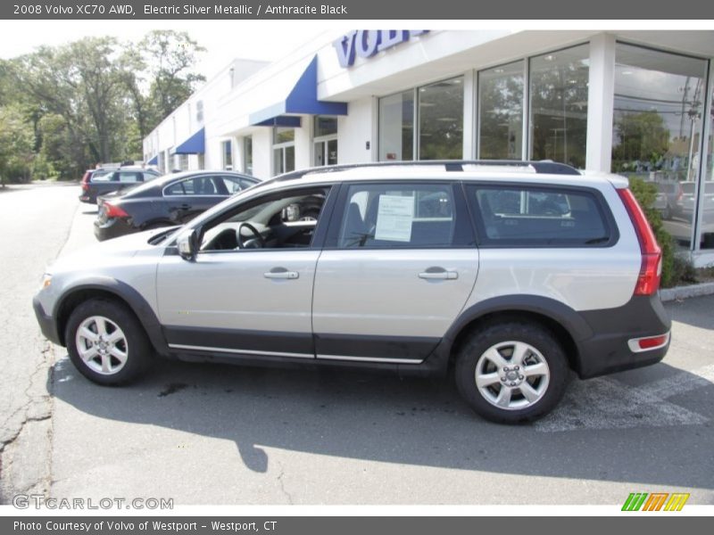 Electric Silver Metallic / Anthracite Black 2008 Volvo XC70 AWD