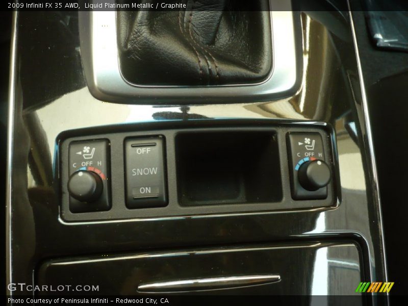 Liquid Platinum Metallic / Graphite 2009 Infiniti FX 35 AWD
