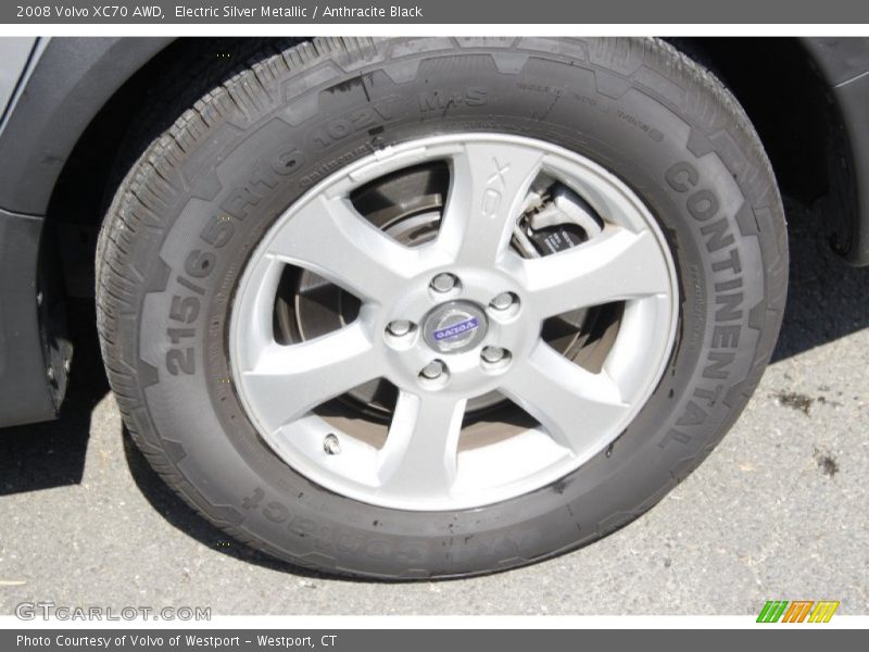 Electric Silver Metallic / Anthracite Black 2008 Volvo XC70 AWD