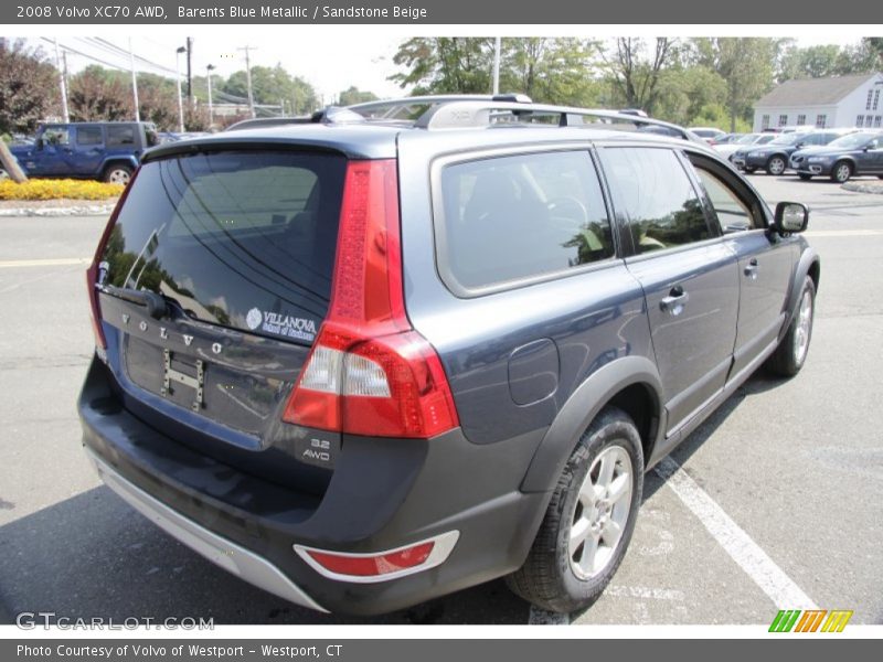 Barents Blue Metallic / Sandstone Beige 2008 Volvo XC70 AWD