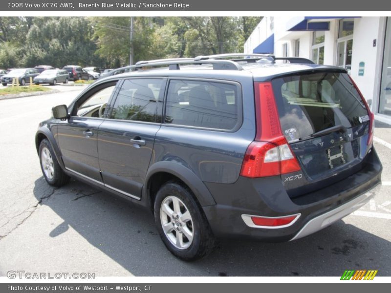 Barents Blue Metallic / Sandstone Beige 2008 Volvo XC70 AWD