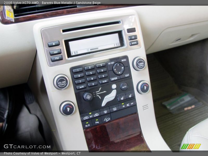 Barents Blue Metallic / Sandstone Beige 2008 Volvo XC70 AWD