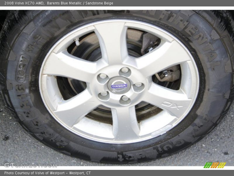 Barents Blue Metallic / Sandstone Beige 2008 Volvo XC70 AWD