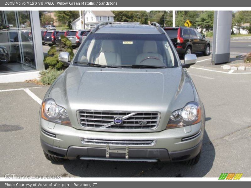 Willow Green Metallic / Sandstone 2008 Volvo XC90 V8 AWD