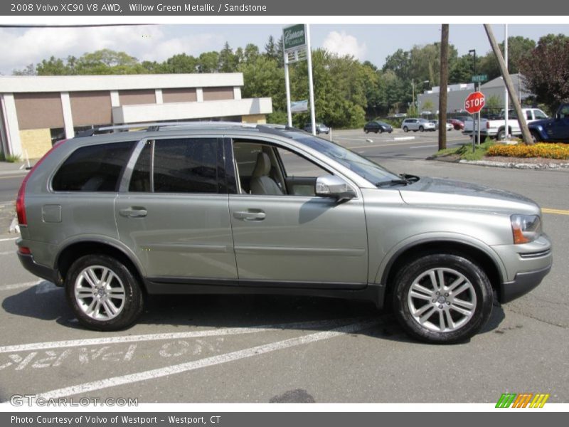 Willow Green Metallic / Sandstone 2008 Volvo XC90 V8 AWD