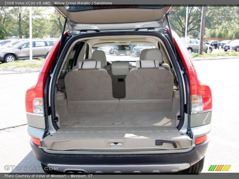 Willow Green Metallic / Sandstone 2008 Volvo XC90 V8 AWD
